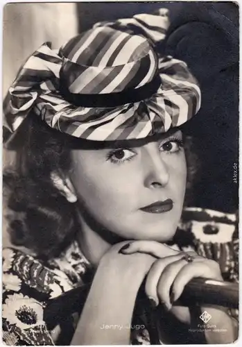 Jenny Jugo Ansichtskarte Film Schauspielerin 1945