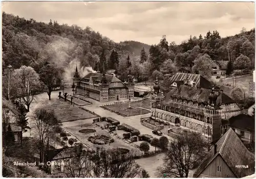 Alexisbad Harzgerode Genesungsheim Foto Ansichtskarte 1958