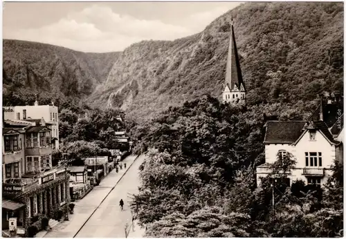 Thale (Harz) Hubertusstraße Foto Ansichtskarte b Halberstadt 1972