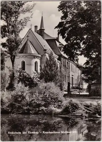 Räckelwitz Krankenhaus Malteserstift Foto Anschtskarte 1966