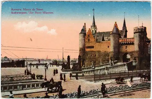 Antwerpen Anvers Musee du Seen CPA Antwerp Ansichtskarte  1915