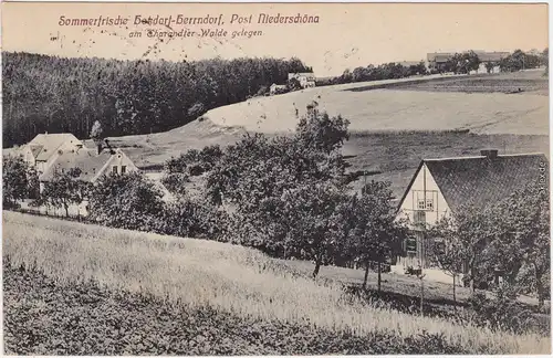 Ansichtskarte Herrndorf-Hetzdorf-Halsbrücke Siedlung 1922