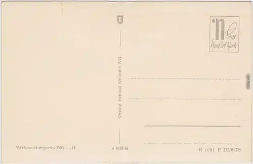 Ansichtskarte Sangerhausen Mehrbild: Parkanlagen und Straßen 1975