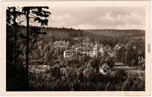 Hohwald (Sachsen) Blick auf Heilstätte Ansichtskarte b Sebnitz Neustadt 1929