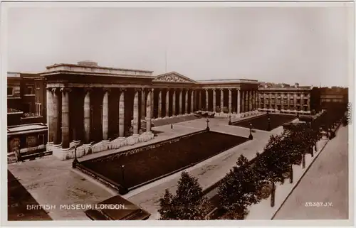 London British Museum Foto Postcard Ansichtskarte 1932