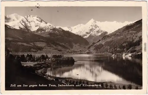 Zell am See Blick auf die Stadt Ansichtskarte 1938