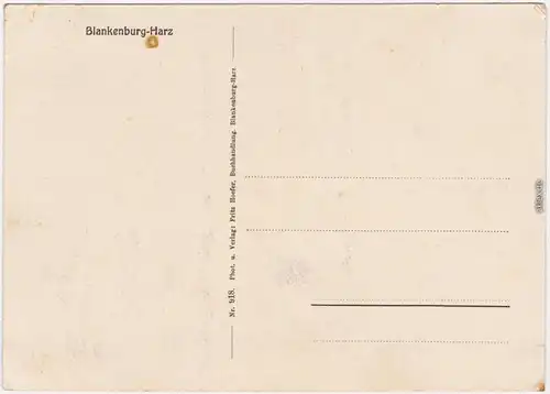 Ansichtskarte Blankenburg (Harz) Burg Regenstein, Raubgrafentunnel 1914