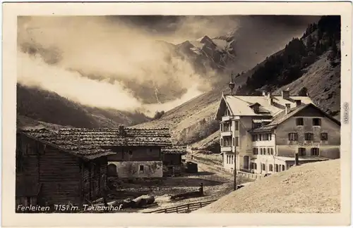 Ferleiten Tauernhof Ansichtskarte Zell am See Salzburg 1928