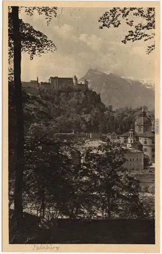 Salzburg Blick auf Salzburg Ansichtskarte 1930