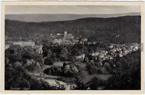 Ansichtskarte Mettlach Panorama Ansichtskarte Saarland  1940