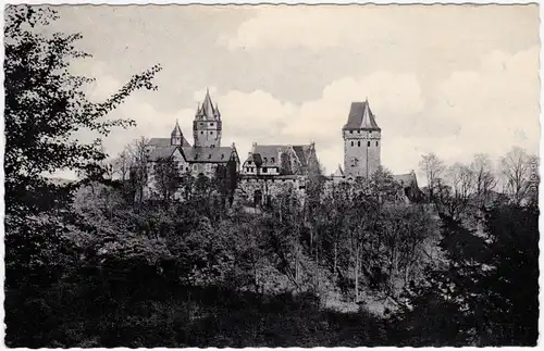 Altena Burg Altena Foto Ansichtskarte 1959