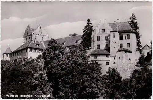 Meersburg Altes Schloss Bodendsee Foto Ansichtkarte 1956