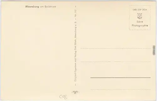 Meersburg Burg Meersburg Foto Ansichtskarte 1965