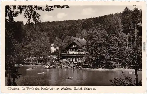 Foto Ansichtskarte Ebnisee Welzheim Ebnisee, Welzheimer Wald, Hotel 1952