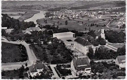Luftbild Bad Wimpfen Kurviertel Luftaufnahme  Ansichtskarte LK Heilbronn  1965