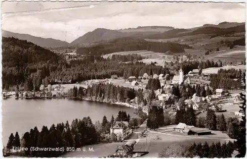 Titisee-Neustadt Titisee Schwarzwald 850m Foto Ansichtskarte  1960