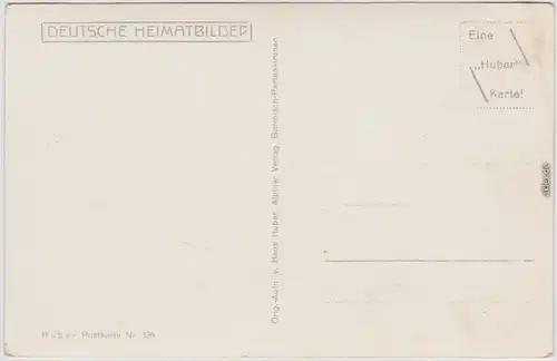 Urfeld Kochel am See Kesselbergstraße gegen den Herzogstand 1940