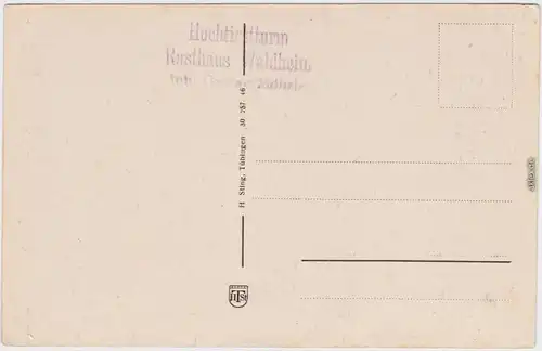 Ansichtskarte Titisee-Neustadt Blick vom Feldberg gegen Titisee 1922