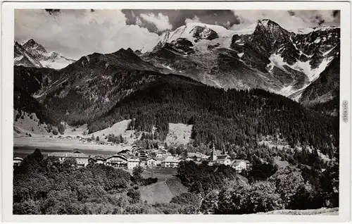 Les Contamines-Montjoie vue General et le Dôme du Miage Haute-Savoie  1949