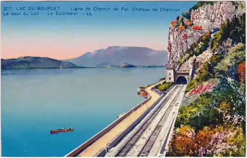 Aix-les-Bains Lac Du Bourget , Le bout du Lac, Le Colombier 1914