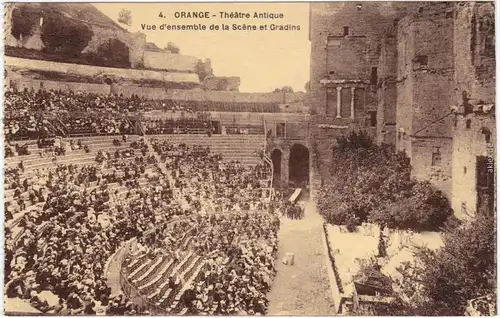 Orange Théâtre Antique - Vue    Vaucluse : Frankreich Francaise 1922