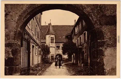 Reichenweier Riquewihr  Château des Bertheim Elsaß Haut-Rhin  1932