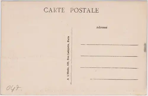 Ermenonville Le Parc - Pont da la Reverle Oise CPA 1914