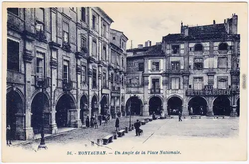 Montauban Un Angle de la Place Nationale Tarn-et-Garonne 1923