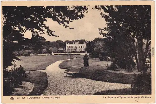 Le Touquet-Paris-Plage Le Square d'Ypres et le petit Château 1932