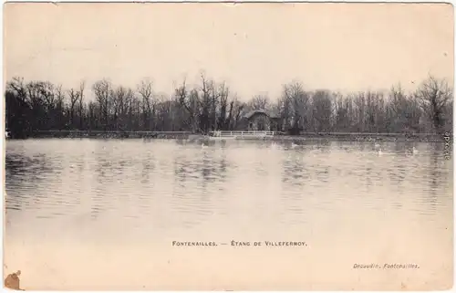 Fontenailles Étang de Villefermoy Seine-et-Marne CPA Ansichtskarte France 1900