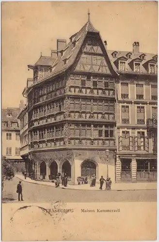 Straßburg Strasbourg Maison Kammerzell CPA Ansichtskarte 1928