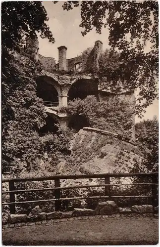 Heidelberg Schloss - der gesprengte Turm oder Krautturm 1928