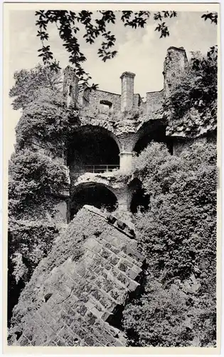 Foto Ansichtskarte Heidelberg Schloß Heidelberg - der gesprengte Turm 1965
