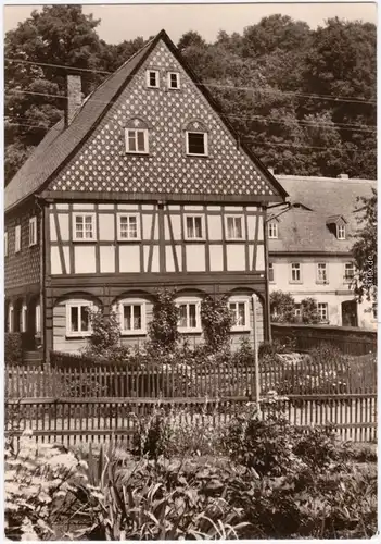 Großschönau (Sachsen) Oberlausitzer Umgebindehäuser, David-Goldberg-Str. 9 1982