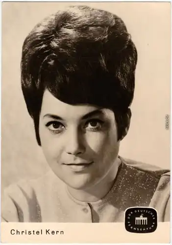 Christel Kern Ansichtskarte Schauspielerin  1969