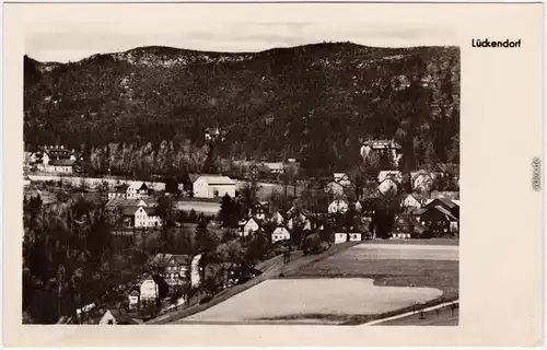 Lückendorf Oybin Partie an der Stadt Fotokarte b Oberlausitz Zittau  1953