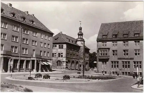 Nordhausen Partie am Lutherplatz  Foto Ansichtskarte 1966