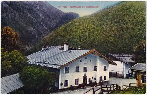 Ansichtskarte  Bad Reichenhall Mauthäusl - Straße 1913