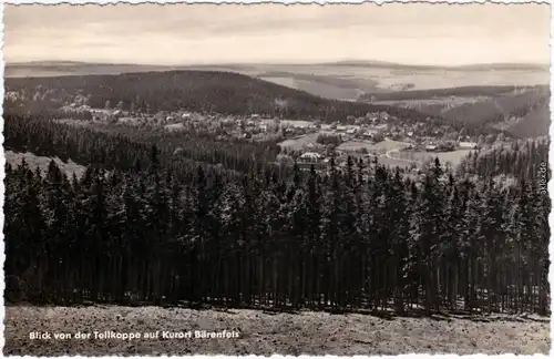 Foto Altenberg (Erzgebirge) Blick von der Tellkoppe auf Bärenfels 1965