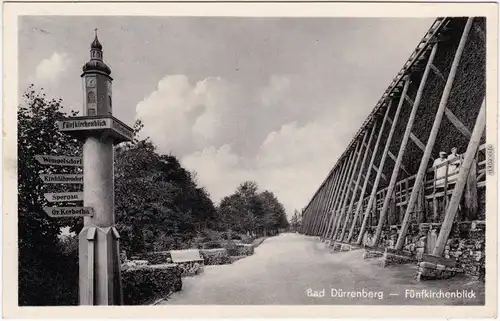 Bad Dürrenberg Fünfkirchenblick   Foto Ansichtskarte 1959