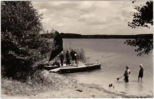 Ahrensberg Wesenberg (Mecklenburg) Bei dem Zeltplatz am Drewen-See 1962