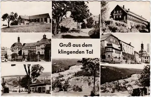 Klingenthal Klingenthal Aschberg Mehrbild  Foto Ansichtskarte Erzgebirge 1958