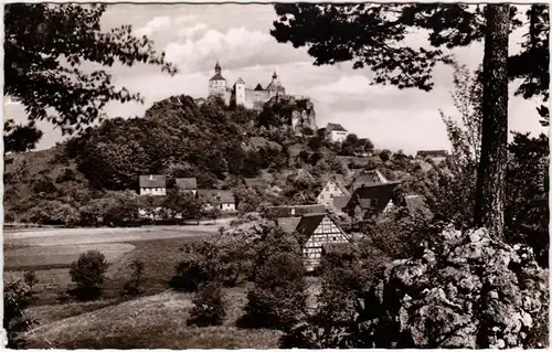 Fotokarte Hohenstein Kirchensittenbach Burg Hohenstein, Fränkische Alb 1960