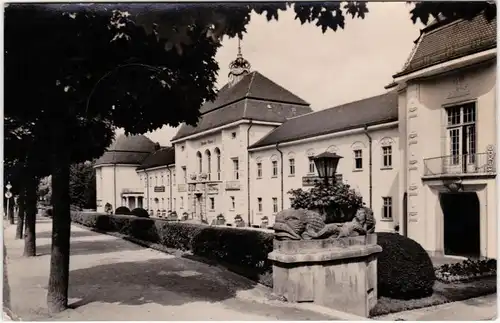 Bad Elster Badehaus  Foto Ansichtskarte Vogtland 1962