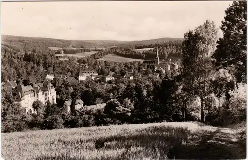 Bad Elster Panorama Foto Ansichtskarte Vogtland  1962