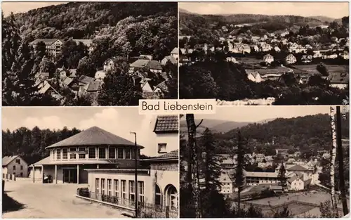 Bad Liebenstein 4 Bild Karte Foto Ansichtskarte  1961