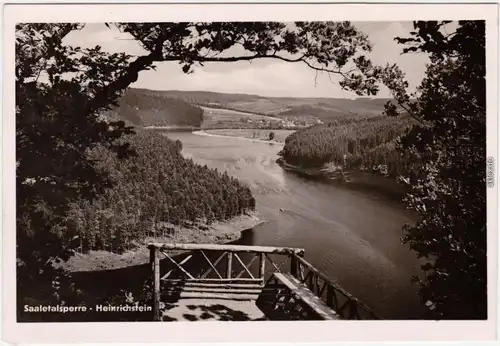 Saalburg Ebersdorf Am Stausee der Bleiloch-Saaletalsperre - Heinrichstein 1960