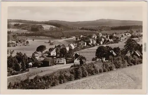 Sohl Bad Elster Panorama Foto Ansichtskarte Vogtland 1957