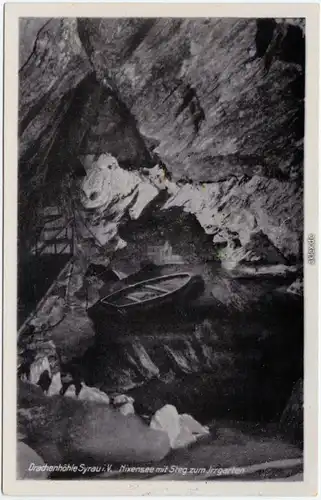 Syrau (Vogtland) Drachenhöhle Syrau  Plauen  1956