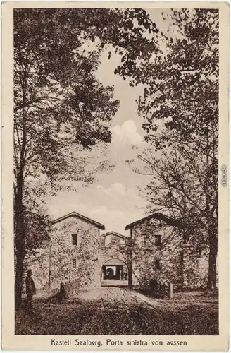 Bad Homburg vor der Höhe Kastell, Porta Sinistra von aussen 1924